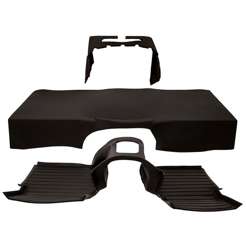 Kit tapetes com isolamento acústico Defender 300 Tdi & TD5 - Wright (preto)